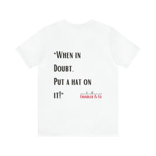 Load image into Gallery viewer, "The Hat Lady" Jersey Short T-Shirt (Unisex)